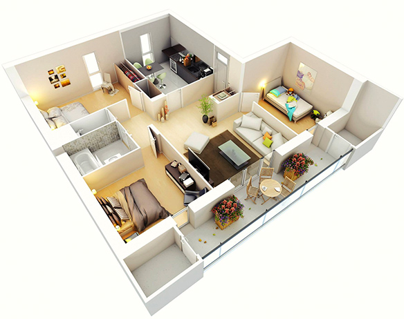 Interior private houses