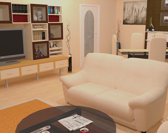 Interior private houses