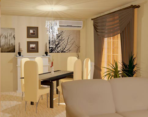 Interior private houses