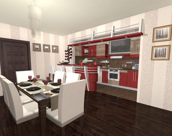 Interior private houses